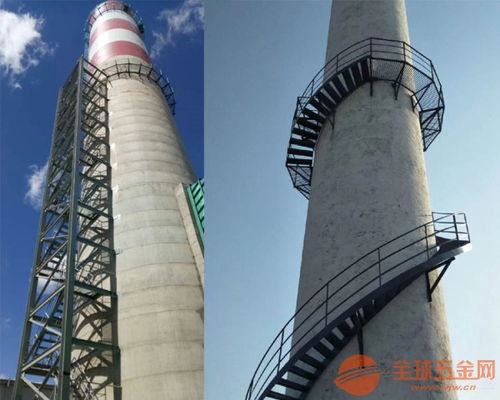 廣東煙囪安裝螺旋鋼梯公司 安全施工，專業(yè)爬梯服務(wù)